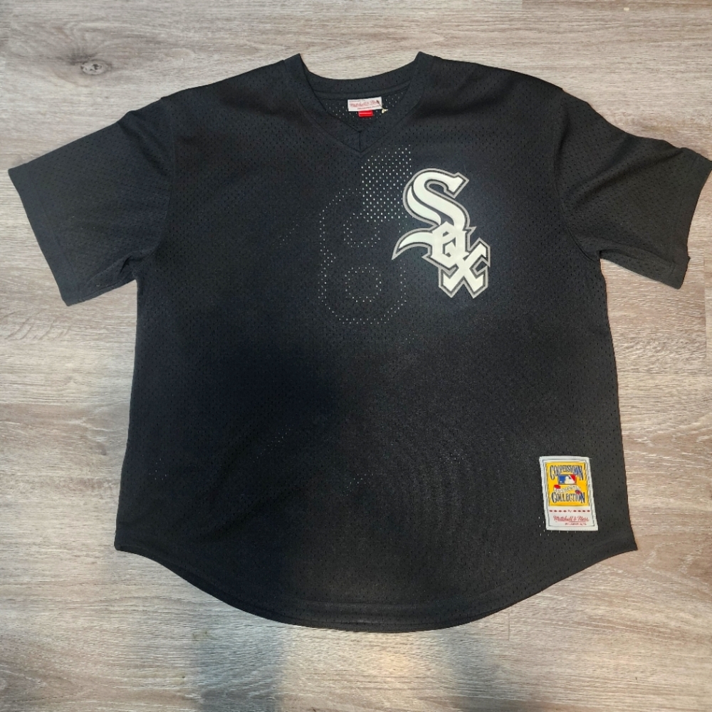 Mitchell & Ness Chicago White Sox Bo Jackson #8 1993 Baseball Jersey 2XL Black